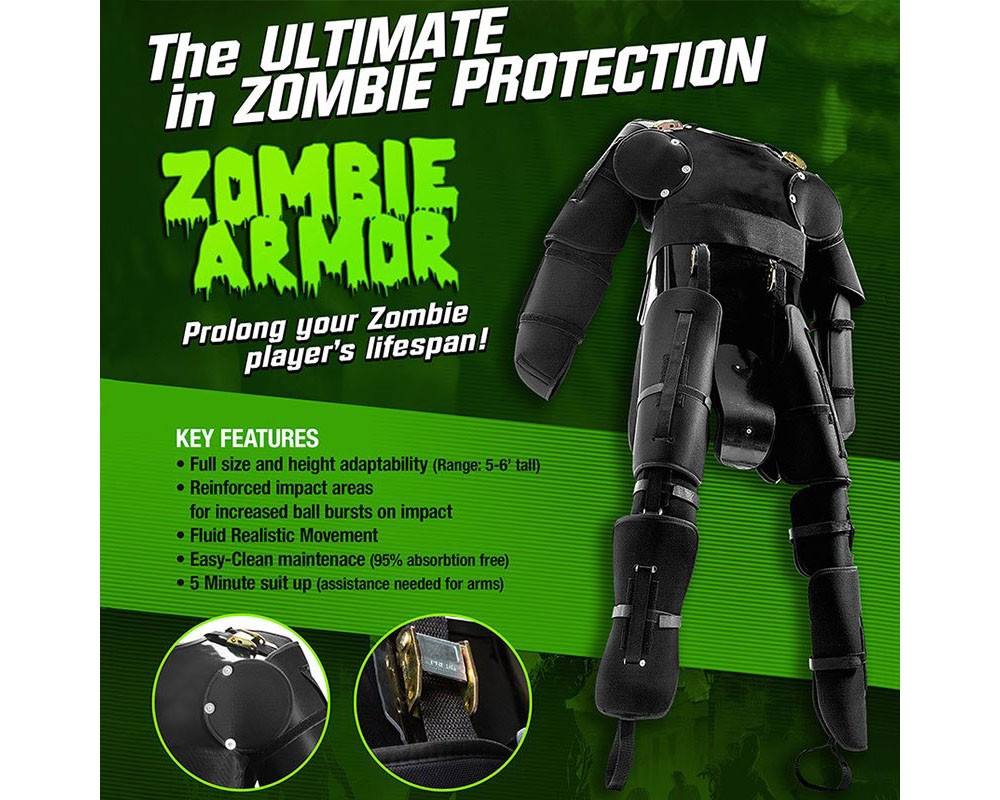 "Gear up for the ultimate showdown! 🧟‍♂️💥 With Tippmann Full Body Armor, you'll stay protected and agile in the face of any zombie challenge. Conquer the undead with confidence—because your safety is priority 