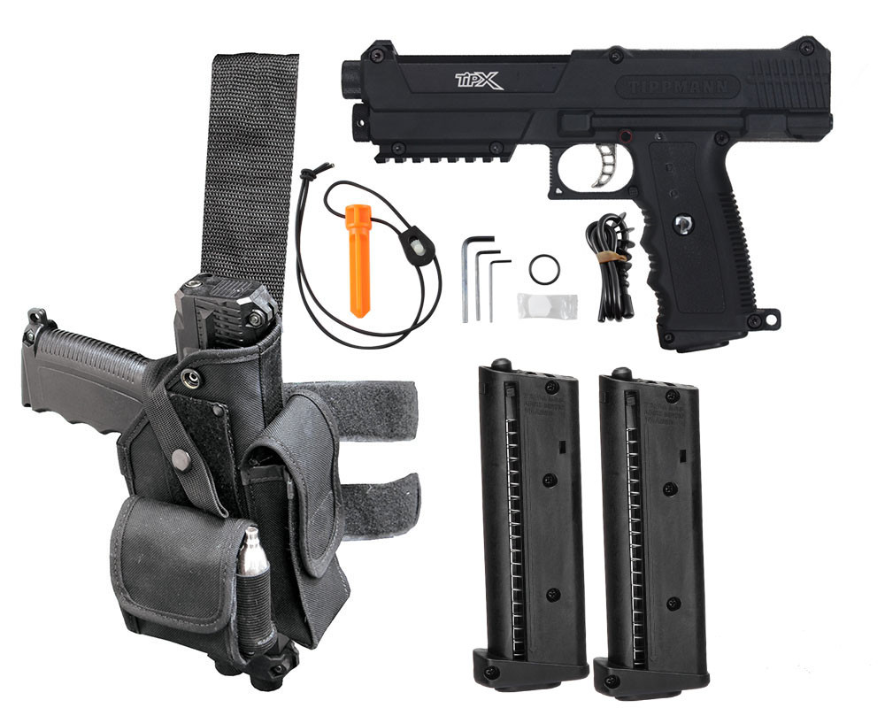 Unleash your competitive edge with the Tippmann Gun Package Kit – your ultimate paintball companion for thrilling matches!"