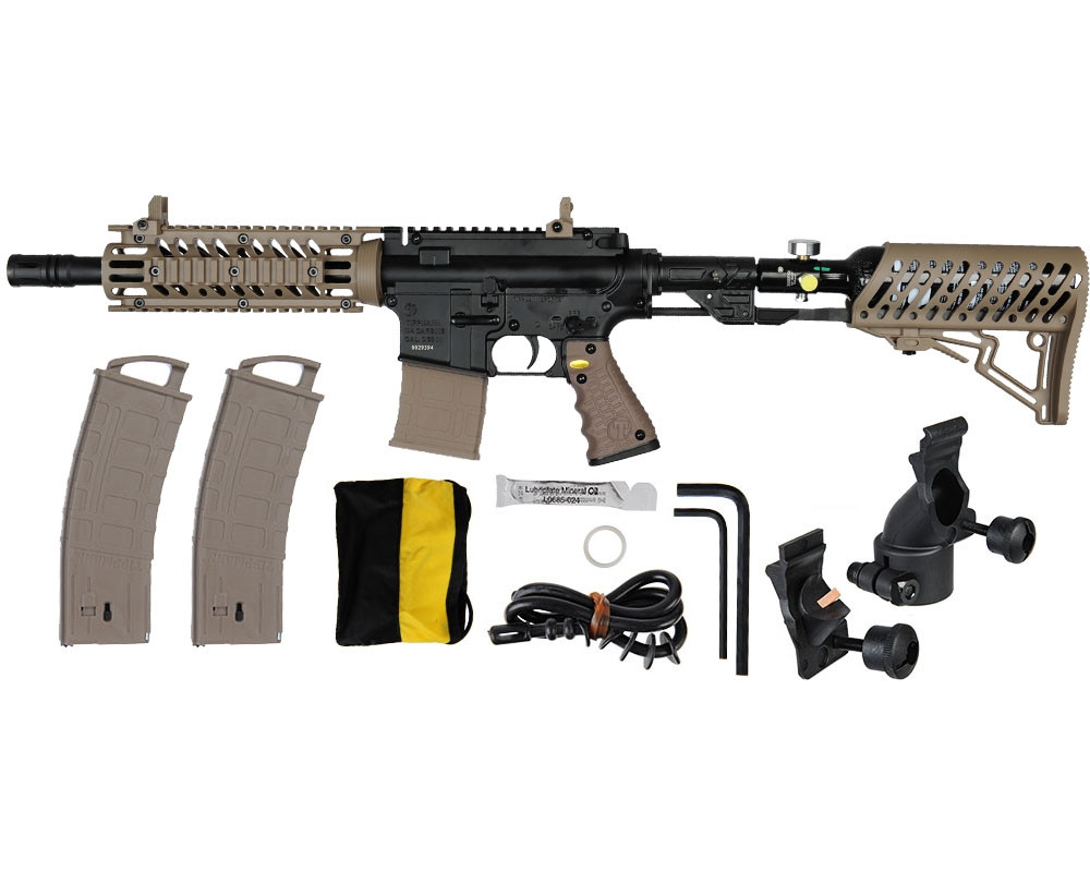 "Unleash your paintball potential with the Tippmann TMC! Experience unrivaled accuracy and performance, all wrapped in a sleek, realistic design. Take your gameplay to the next level!"