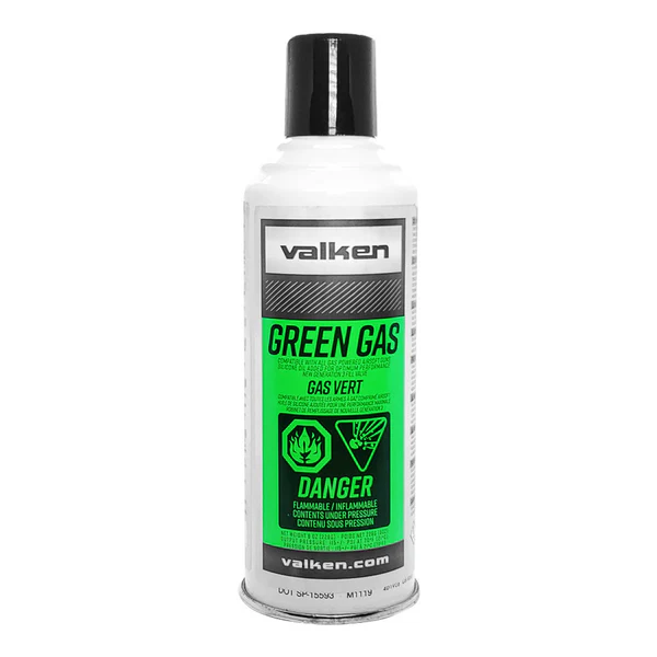 "Fuel your firepower with Valken 8Oz Green Gas – the trusted choice for unbeatable performance and lasting energy on the field!"